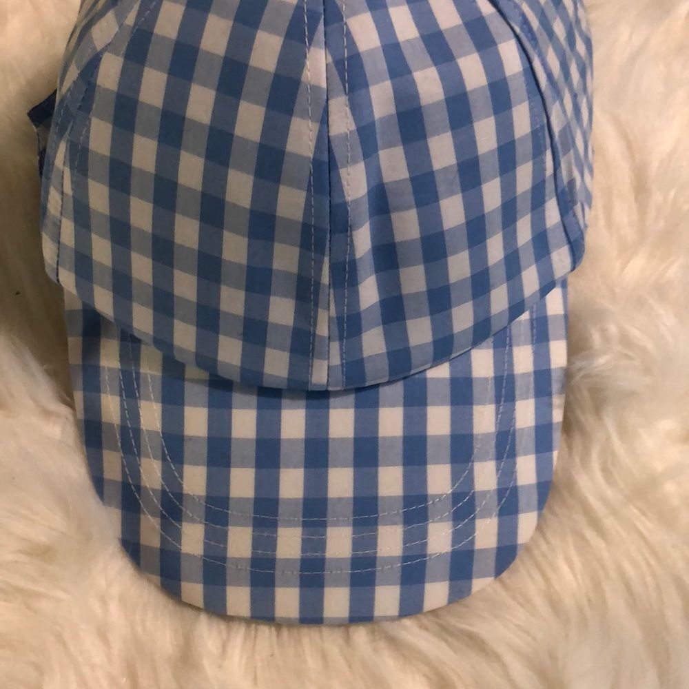 INC International Concepts Gingham Baseball Cap OS - Picture 6 of 14